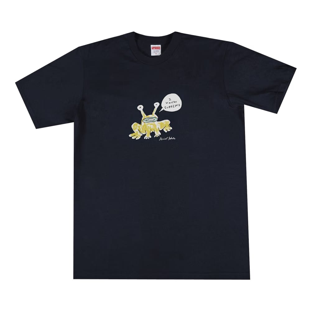 Supreme x Daniel Johnston Frog T-Shirt Navy