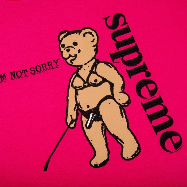 Supreme Not Sorry T-Shirt Pink