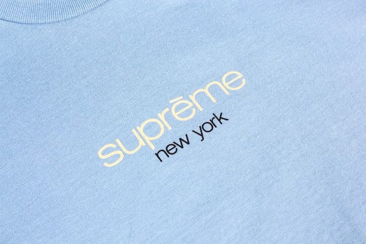 Supreme Classic Logo T-Shirt Light Slate