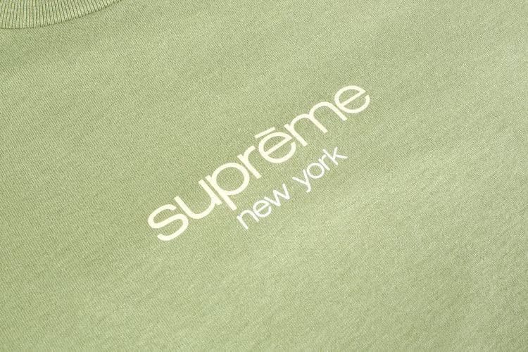 Supreme Classic Logo T-Shirt Light Olive