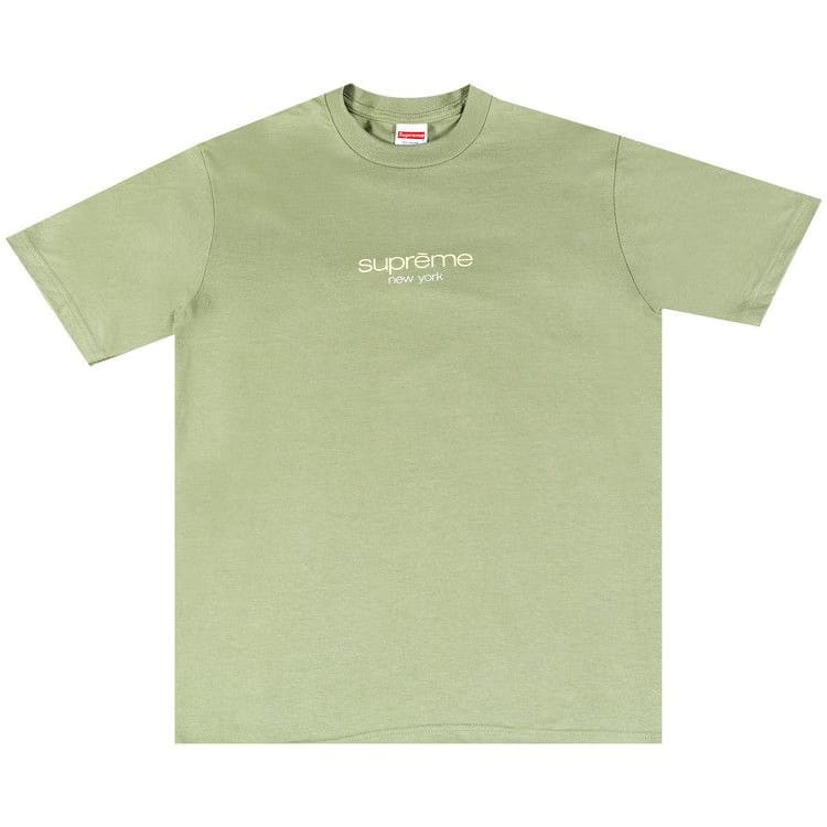 Supreme Classic Logo T-Shirt Light Olive