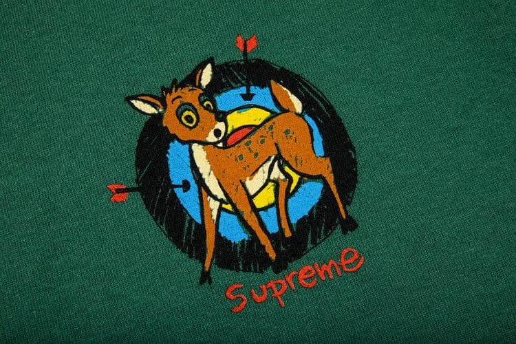 Supreme Deer T-Shirt Light Pine