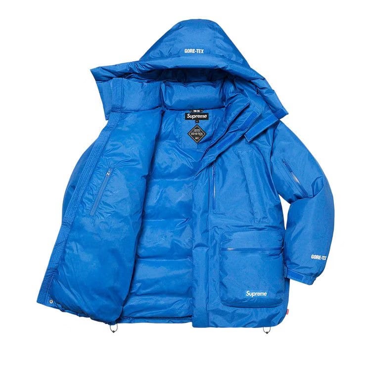 Supreme GORE-TEX 700-Fill Down Parka Blue
