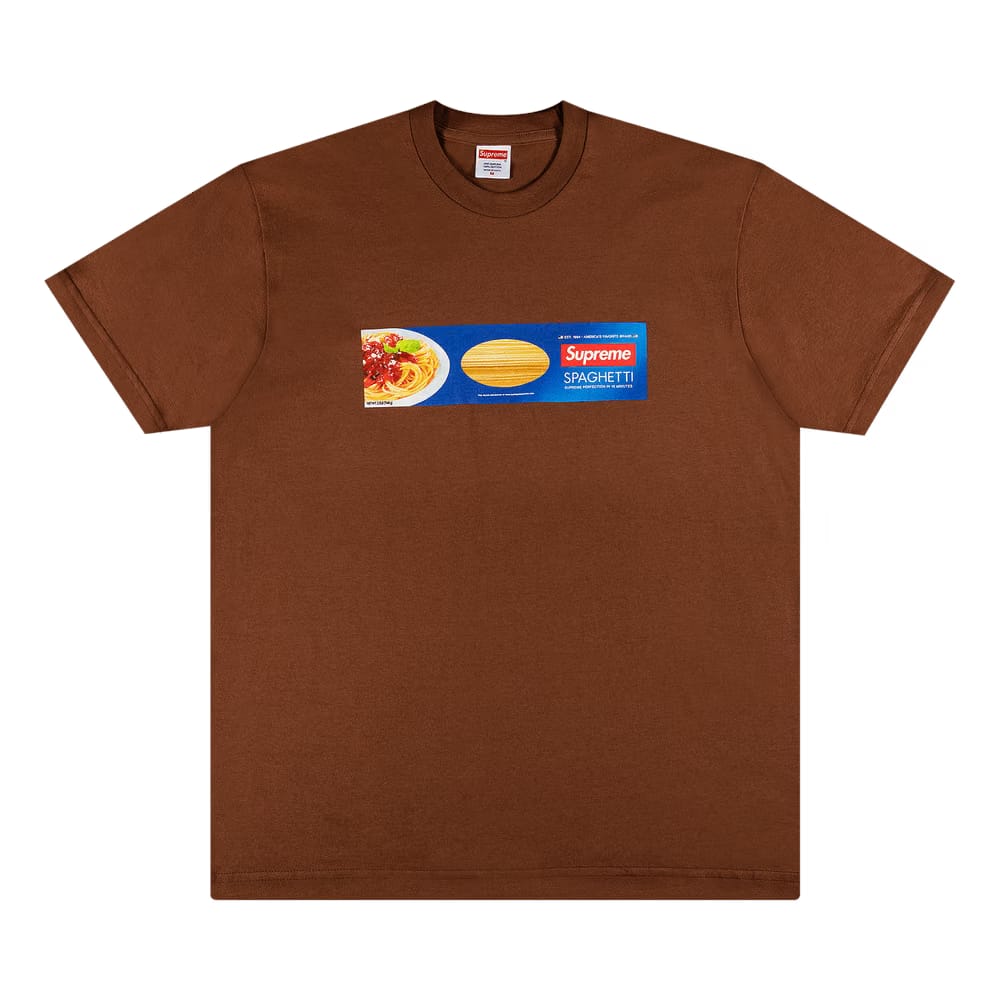 Supreme Spaghetti T-Shirt Brown