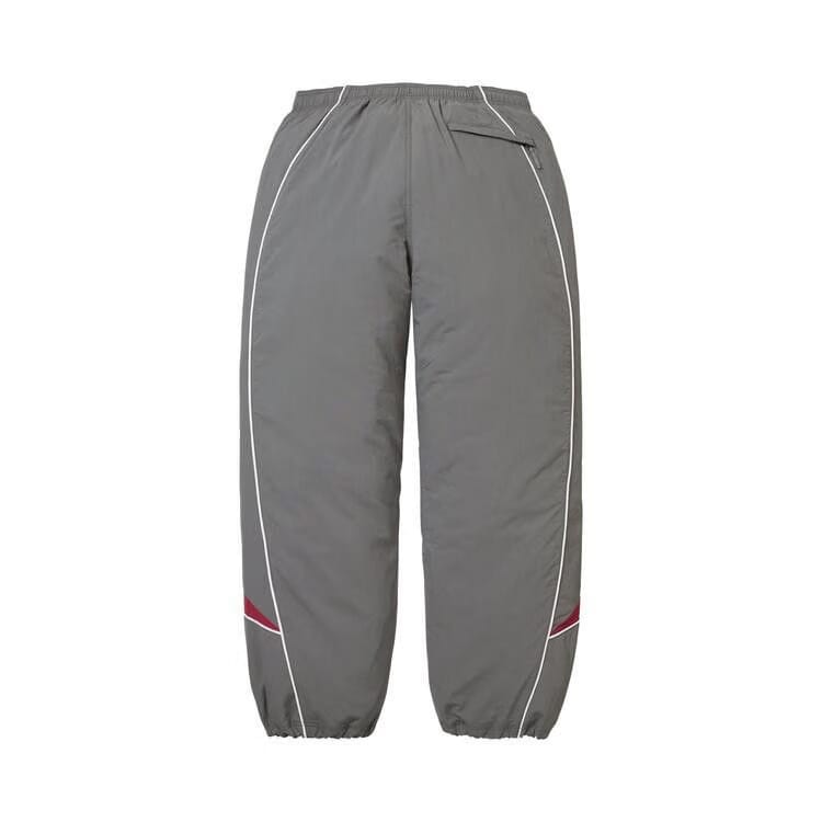 Supreme Contrast Piping Track Pant Grey