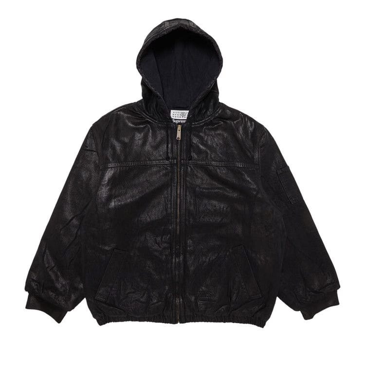 Supreme x MM6 Maison Margiela Foil Hooded Work Jacket Black