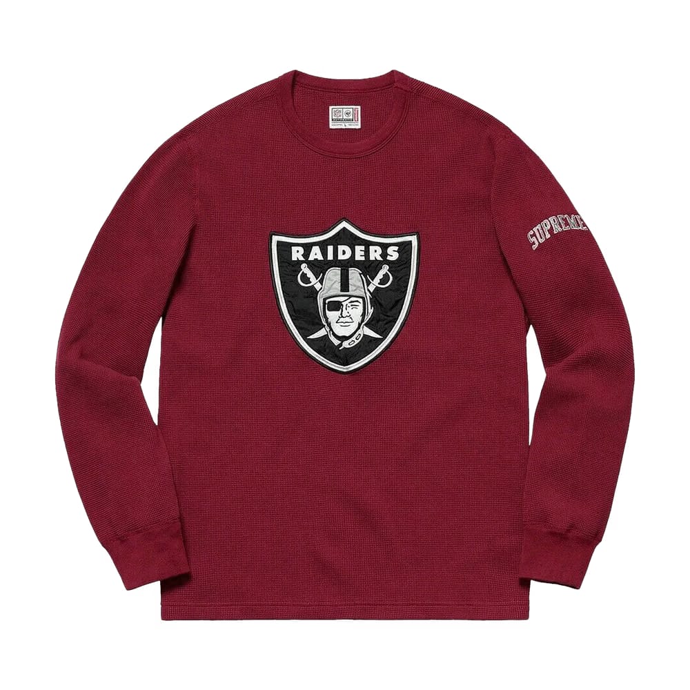 Supreme x NFL Raiders '47 Thermal Maroon