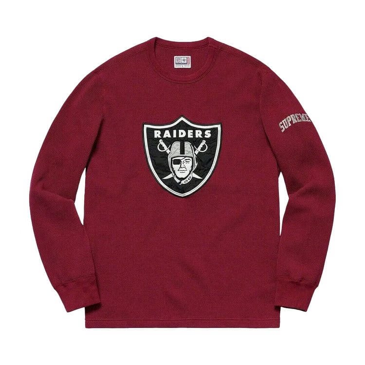 Supreme x NFL Raiders '47 Thermal Maroon