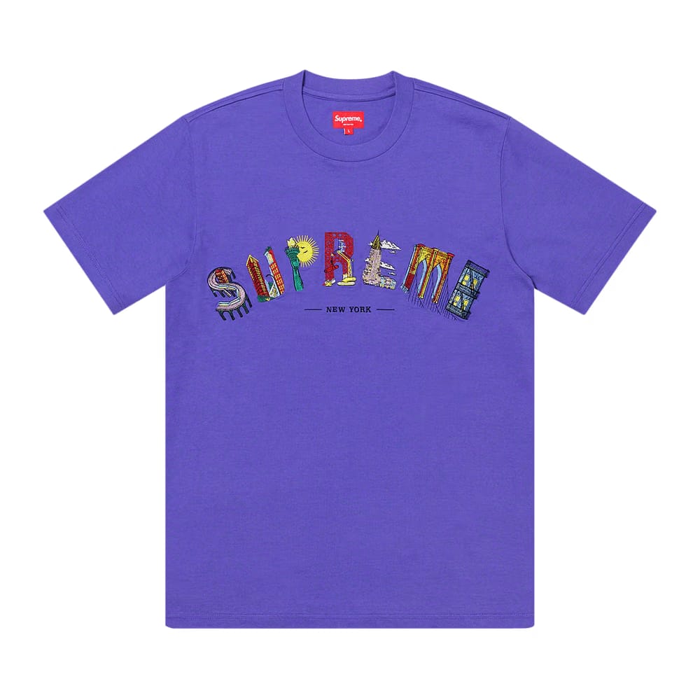 Supreme City Arc T-Shirt Purple
