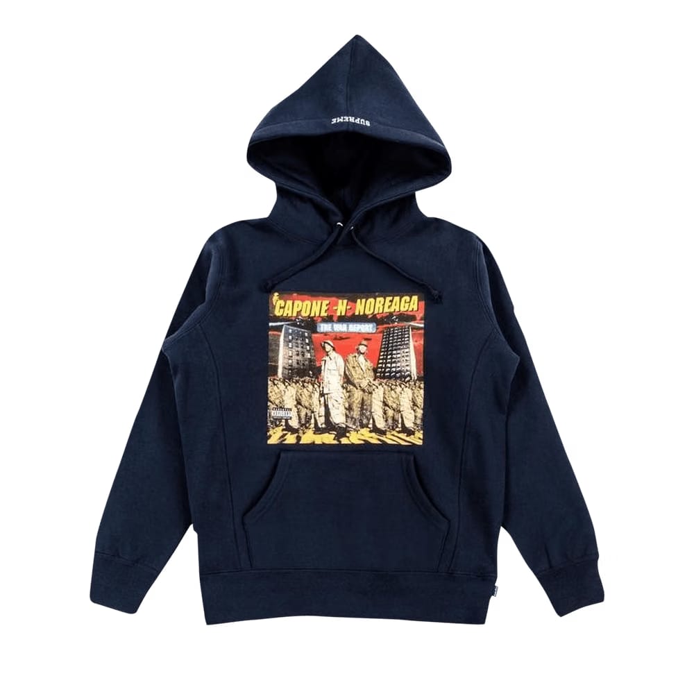 Supreme The War Report Hoodie Navy