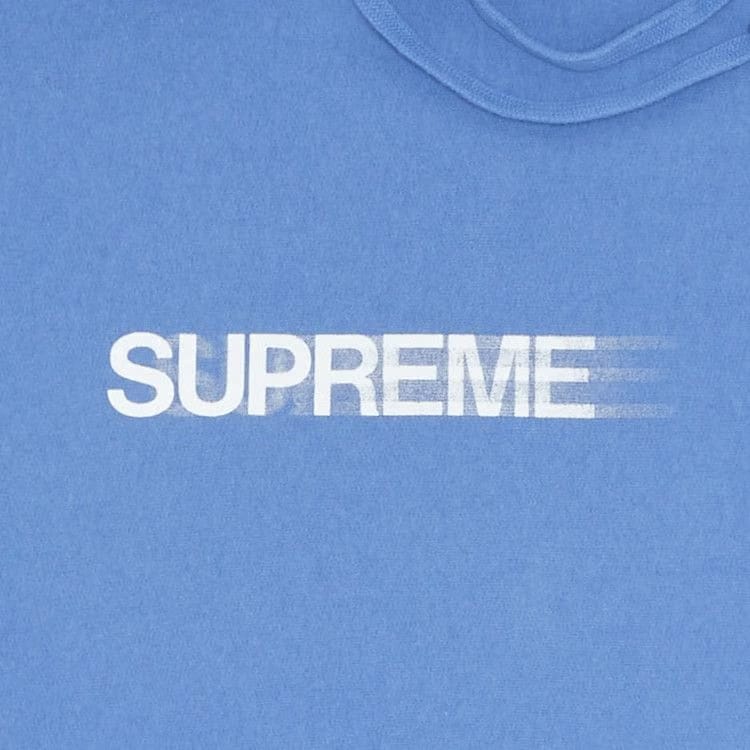 Supreme Motion Logo Hoodie Light Blue