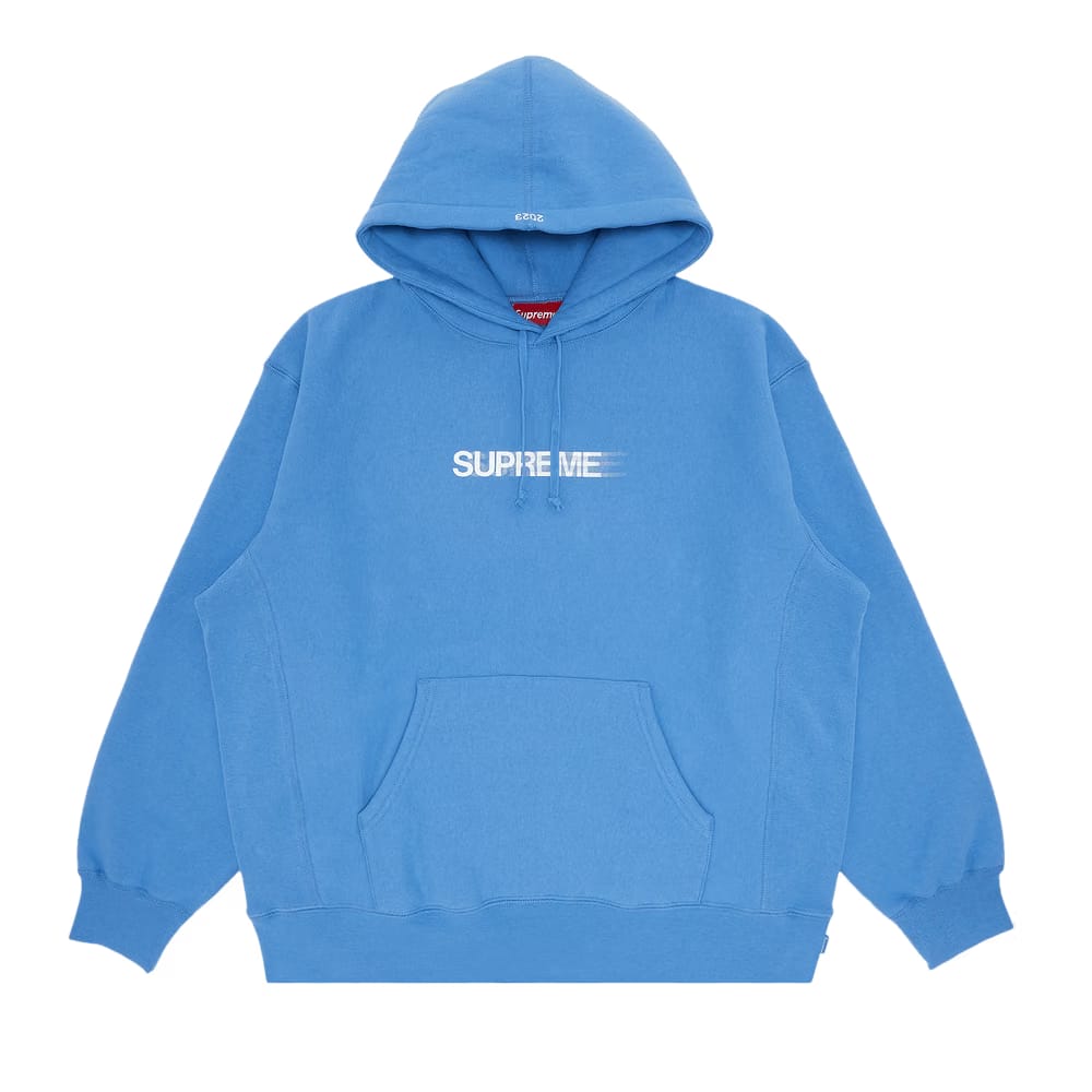 Supreme Motion Logo Hoodie Light Blue