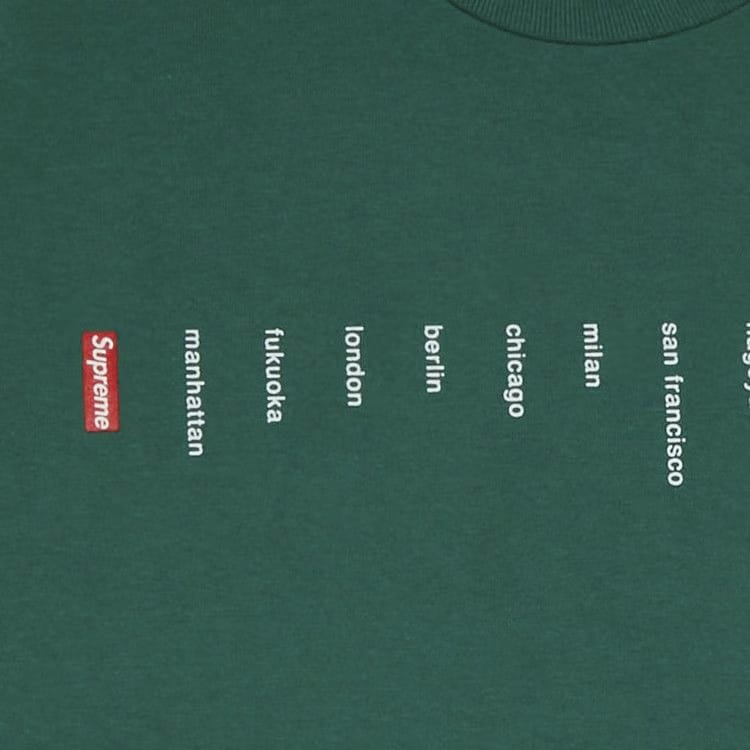 Supreme Location T-Shirt Light Pine