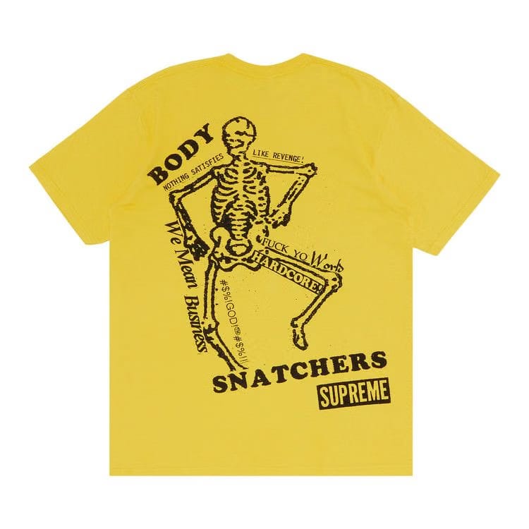 Supreme Body Snatchers T-Shirt Yellow