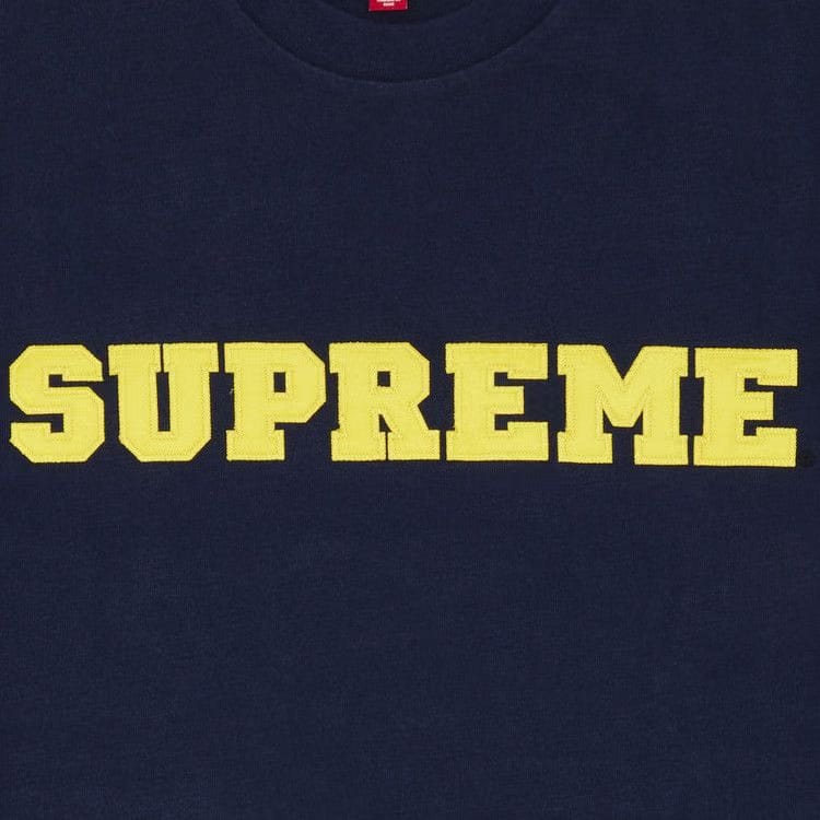 Supreme Collegiate Shorts-Sleeve Top Navy