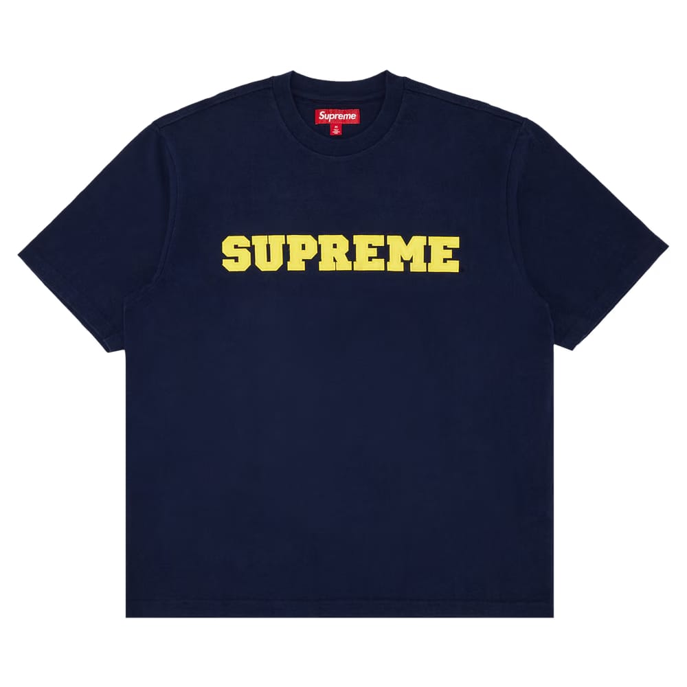 Supreme Collegiate Shorts-Sleeve Top Navy