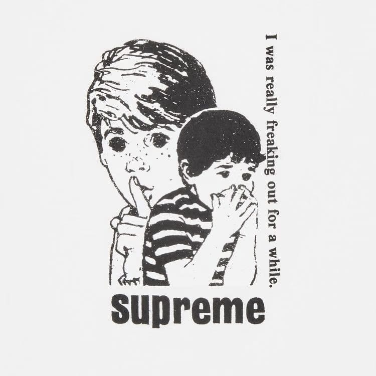 Supreme Freaking Out T-Shirt White