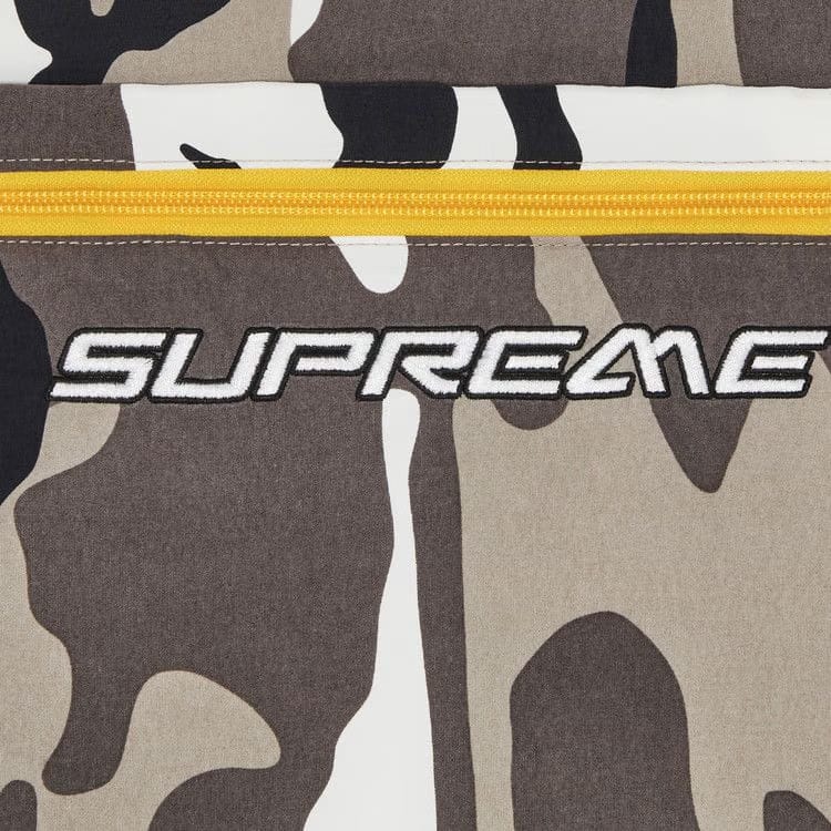Supreme Contrast Zip Warm Up Pant Snow Camo