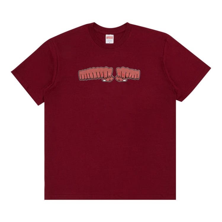 Supreme x Toy Machine Fist T-Shirt Cardinal