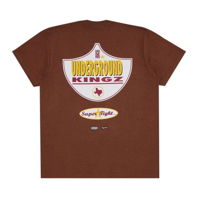 Supreme UGK Super Tight T-Shirt Brown