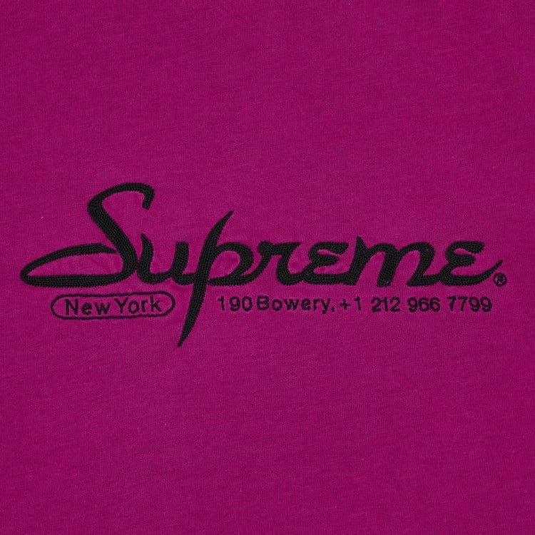 Supreme Contact Shorts-Sleeve Top Plum