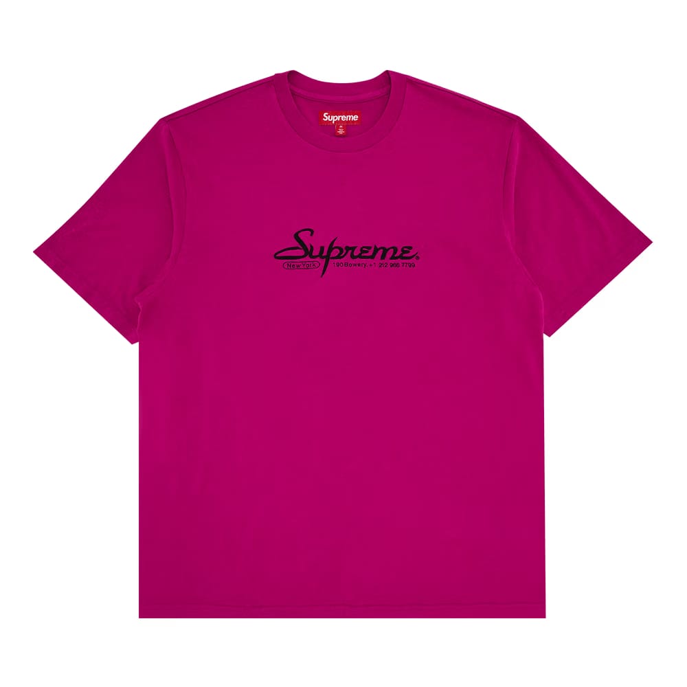 Supreme Contact Shorts-Sleeve Top Plum