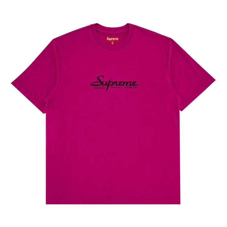 Supreme Contact Shorts-Sleeve Top Plum