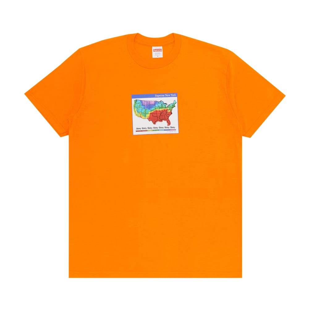 Supreme Weather T-Shirt Orange