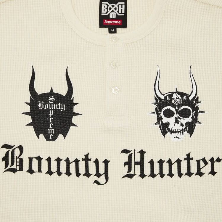 Supreme x Bounty Hunter Thermal Henley Long-Sleeve Top Natural