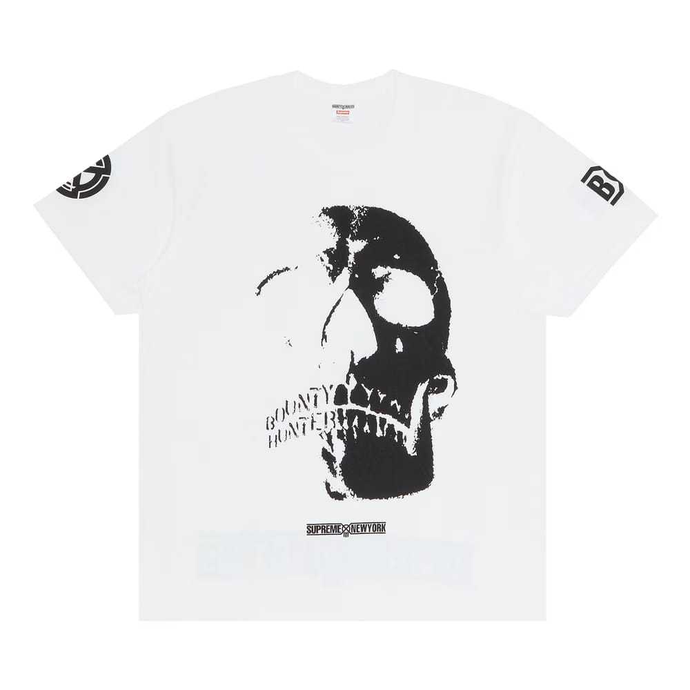 Supreme x Bounty Hunter Skulls T-Shirt White
