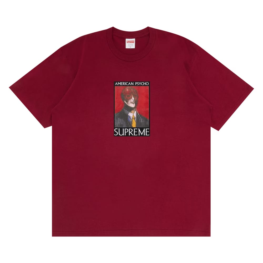 Supreme American Psycho T-Shirt Cardinal