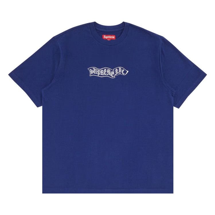 Supreme Banner Shorts-Sleeve Top Dark Royal