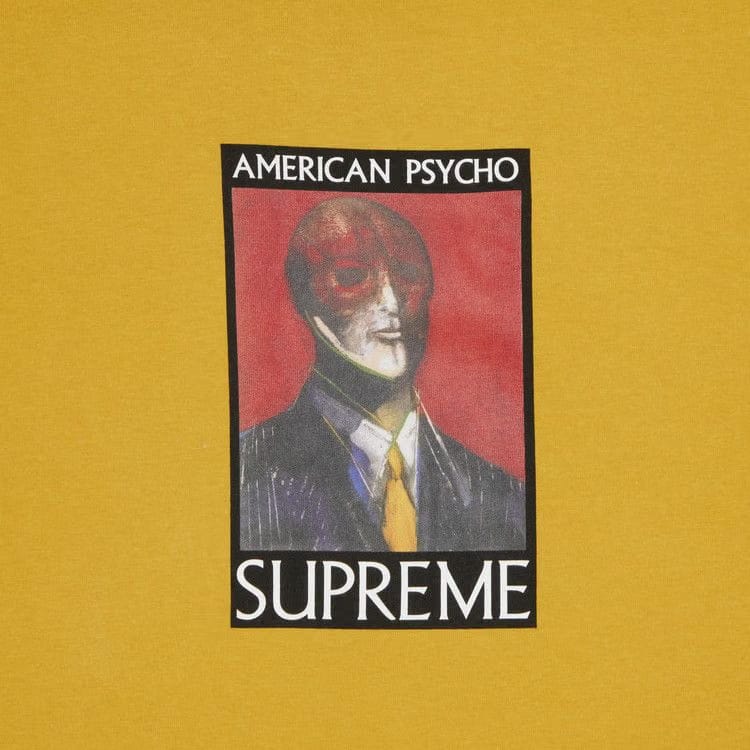 Supreme American Psycho T-Shirt Mustard