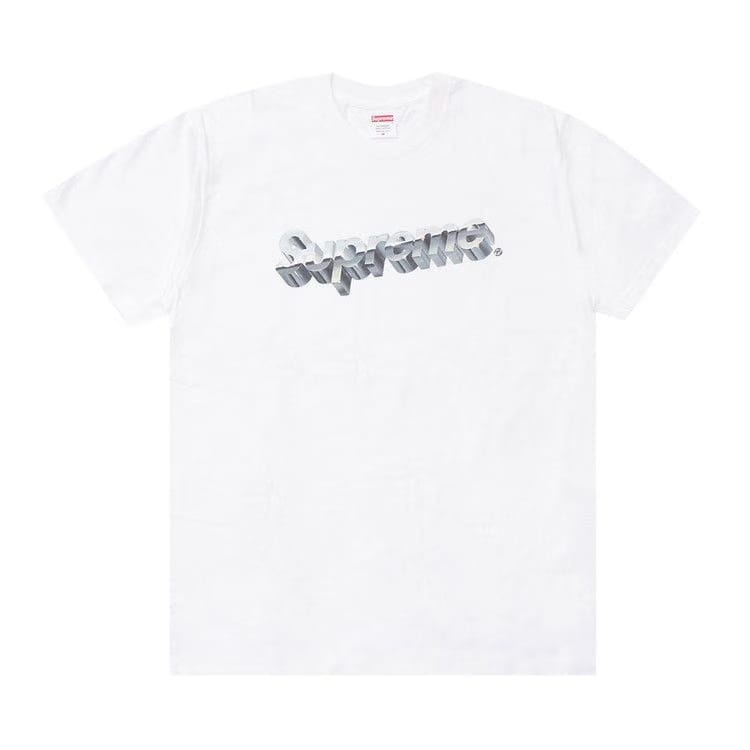 Supreme Chrome Logo T-Shirt White