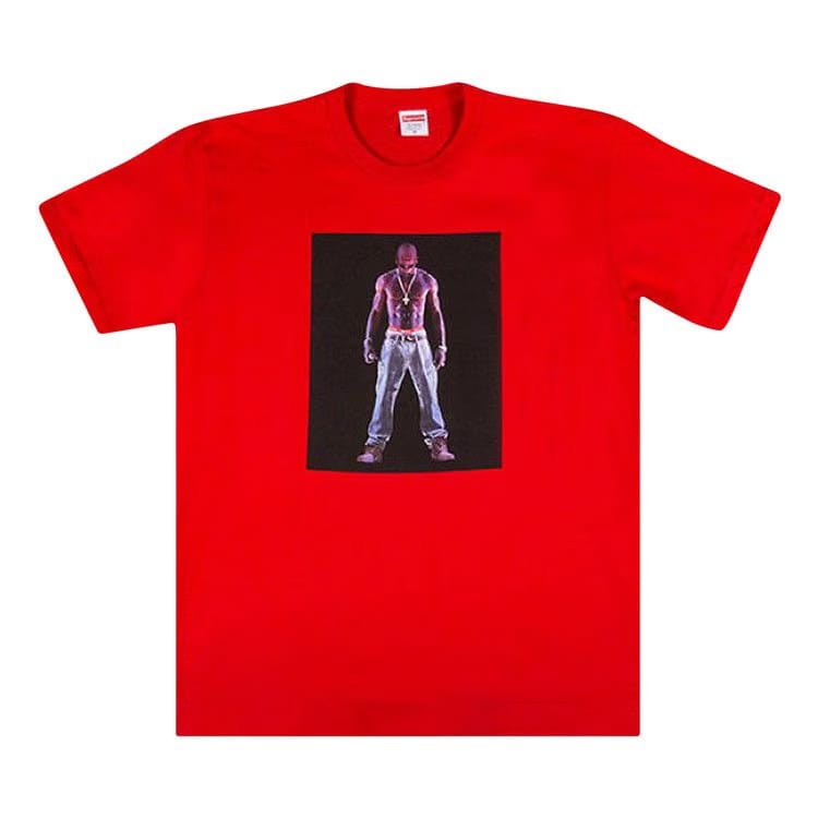 Supreme Tupac Hologram T-Shirt Red