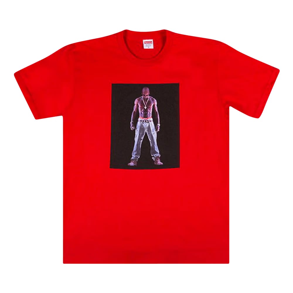 Supreme Tupac Hologram T-Shirt Red