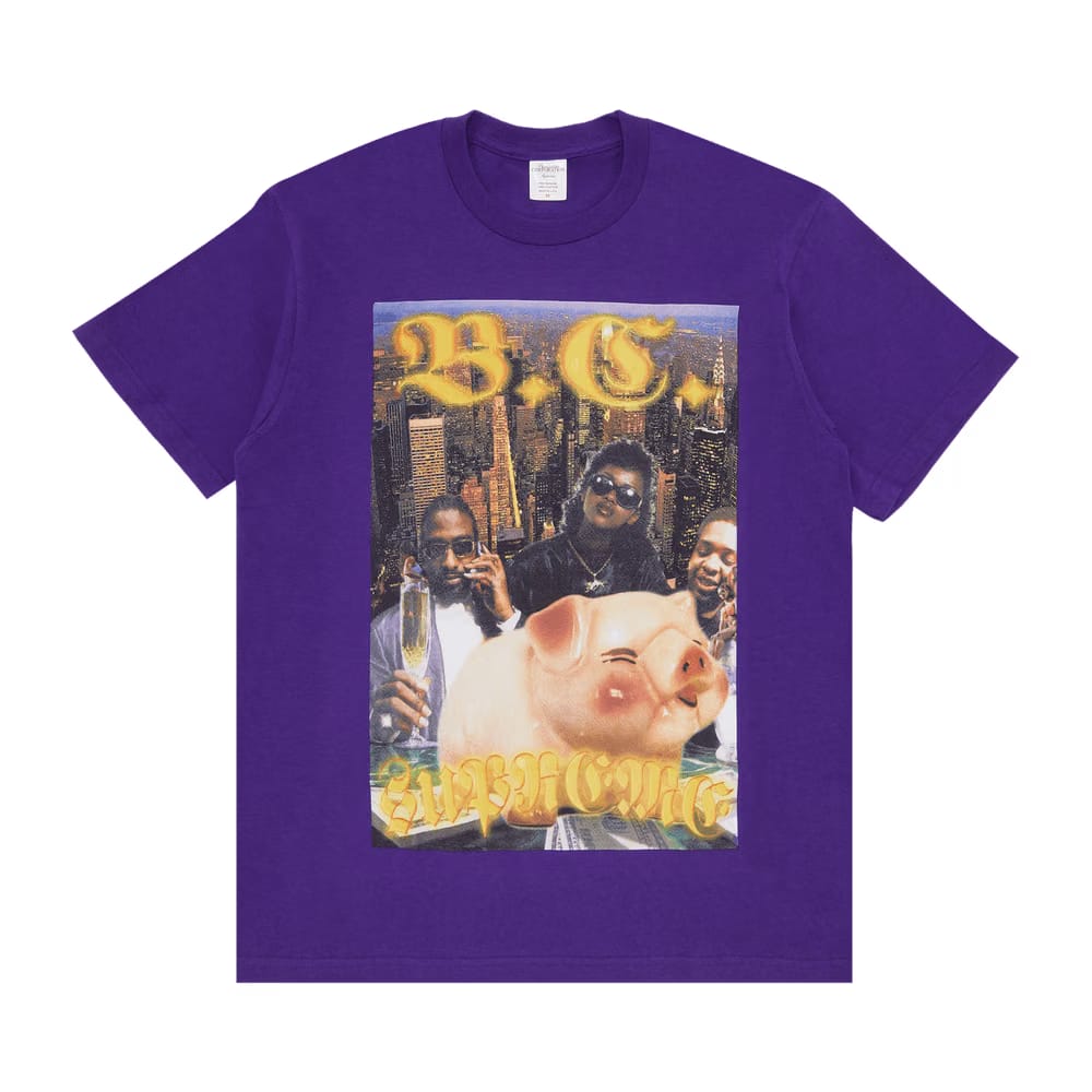 Supreme x Bernadette Corporation Money T-Shirt Purple