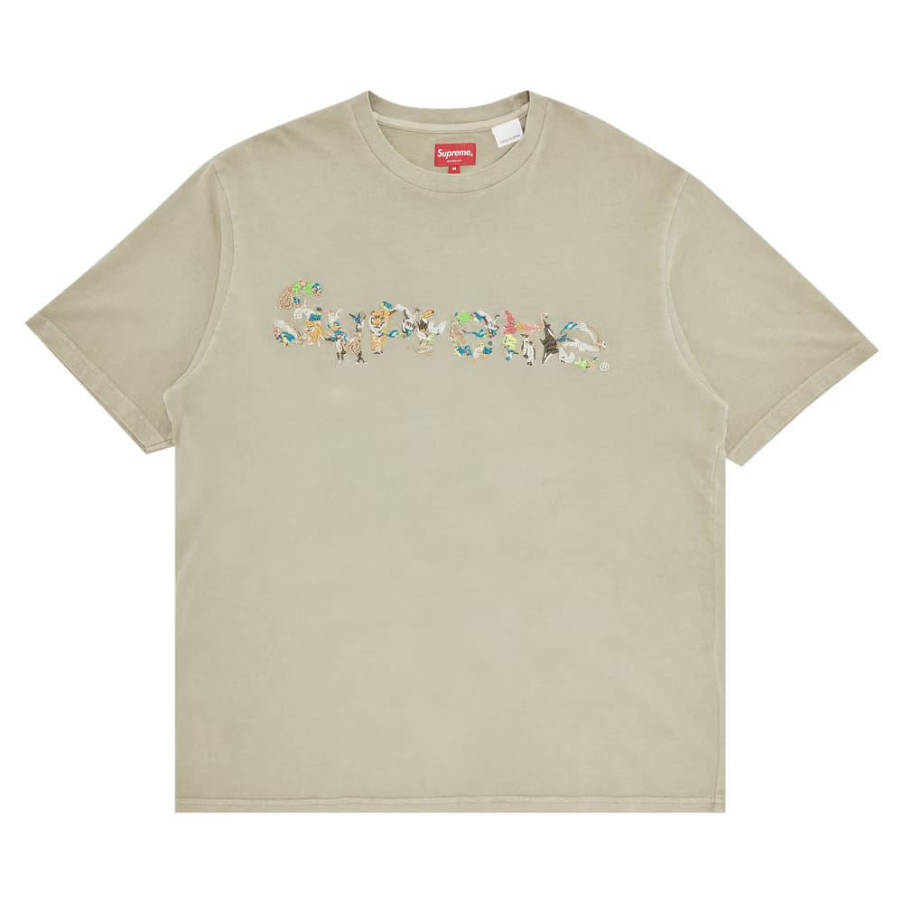 Supreme Animal Kingdom Shorts-Sleeve Top Dusty Tan