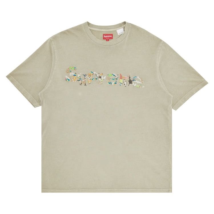 Supreme Animal Kingdom Shorts-Sleeve Top Dusty Tan