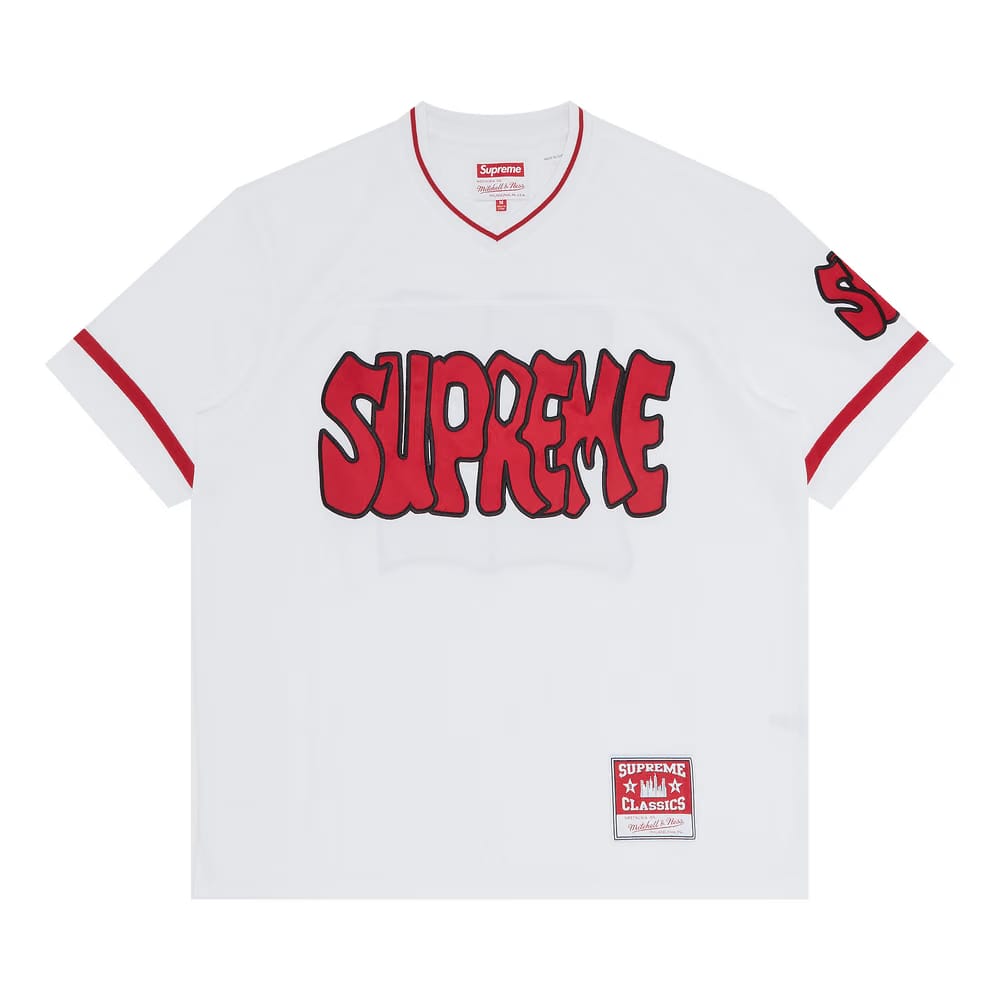 Supreme x Mitchell & Ness Football Jersey White