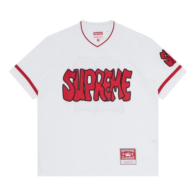 Supreme x Mitchell & Ness Football Jersey White