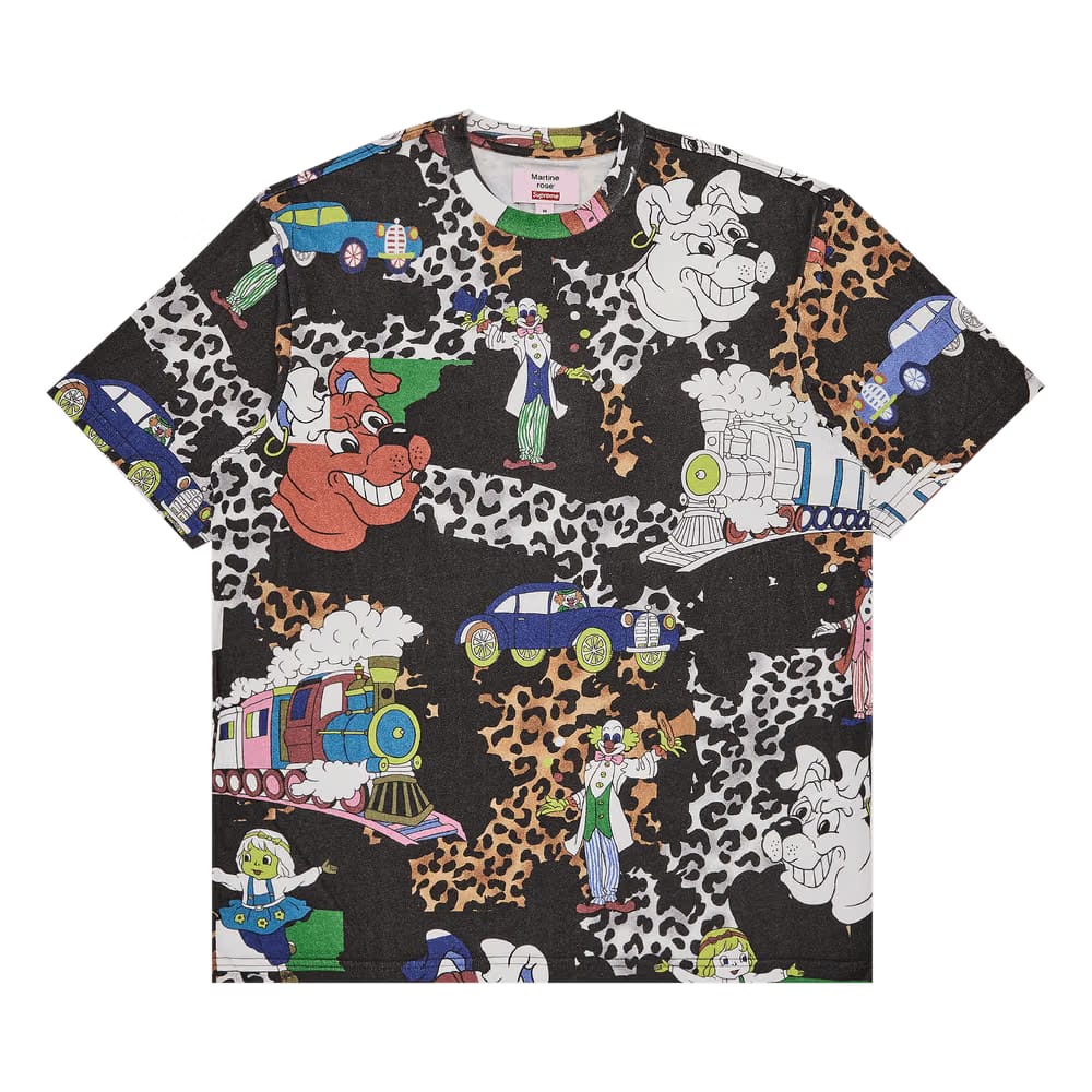 Supreme x Martine Rose Shorts-Sleeve Top Multicolor