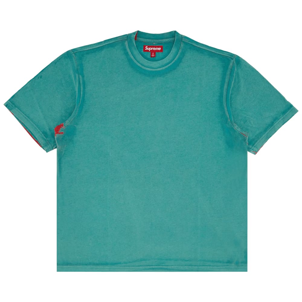 Supreme Discharge Shorts-Sleeve Top Teal