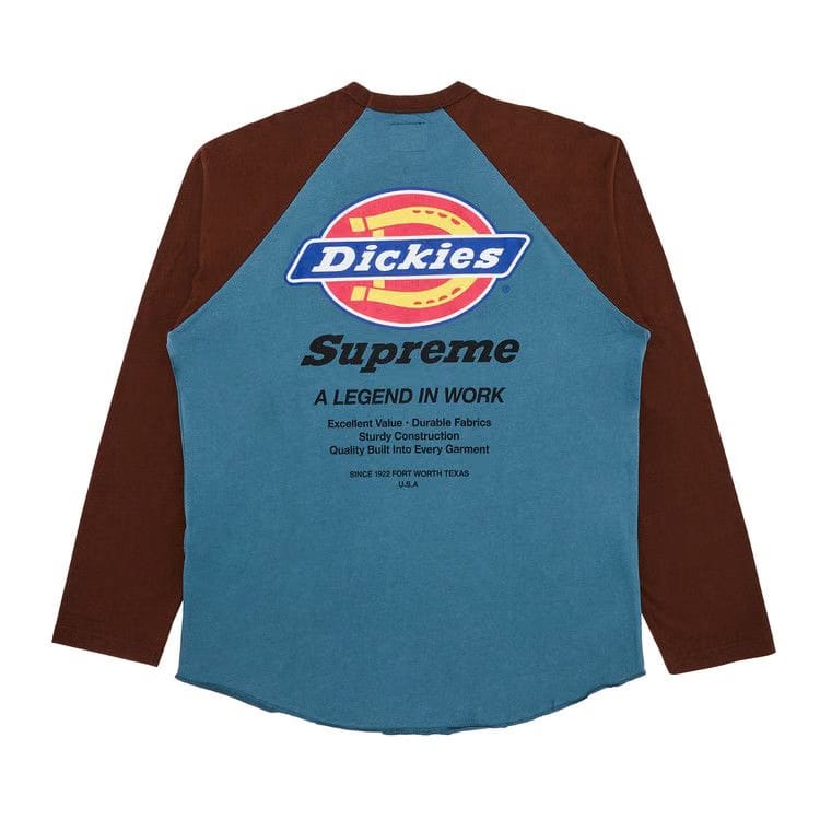 Supreme x Dickies Raglan Long-Sleeve Top Dark Slate