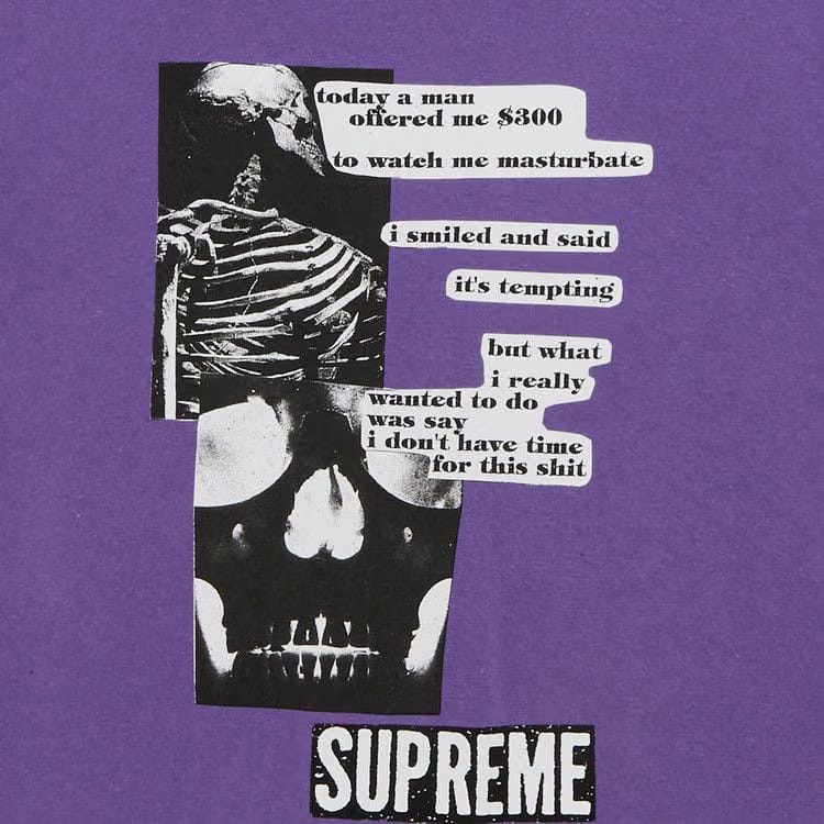 Supreme Anatomy T-Shirt Purple