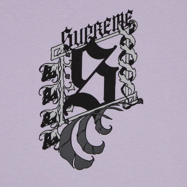 Supreme Strawberries Long-Sleeve T-Shirt Light Purple