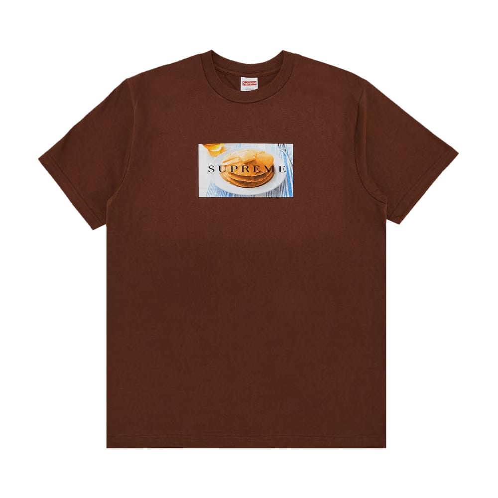 Supreme Pancakes T-Shirt Brown