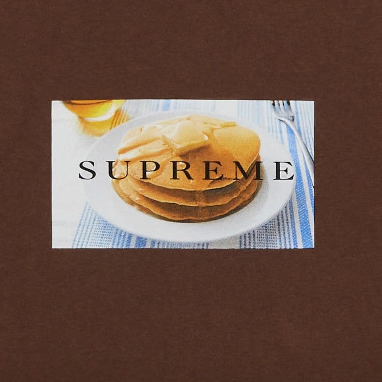 Supreme Pancakes T-Shirt Brown