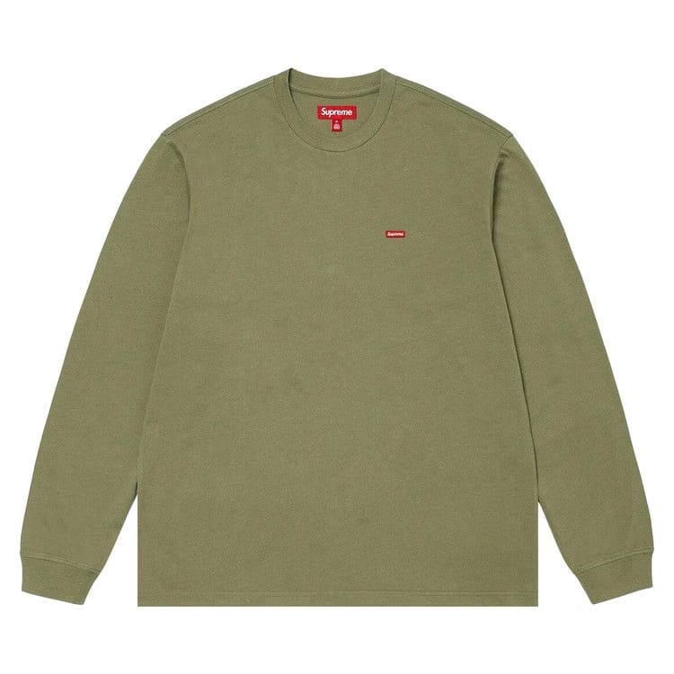 Supreme Small Box Long-Sleeve T-Shirt Washed Olive