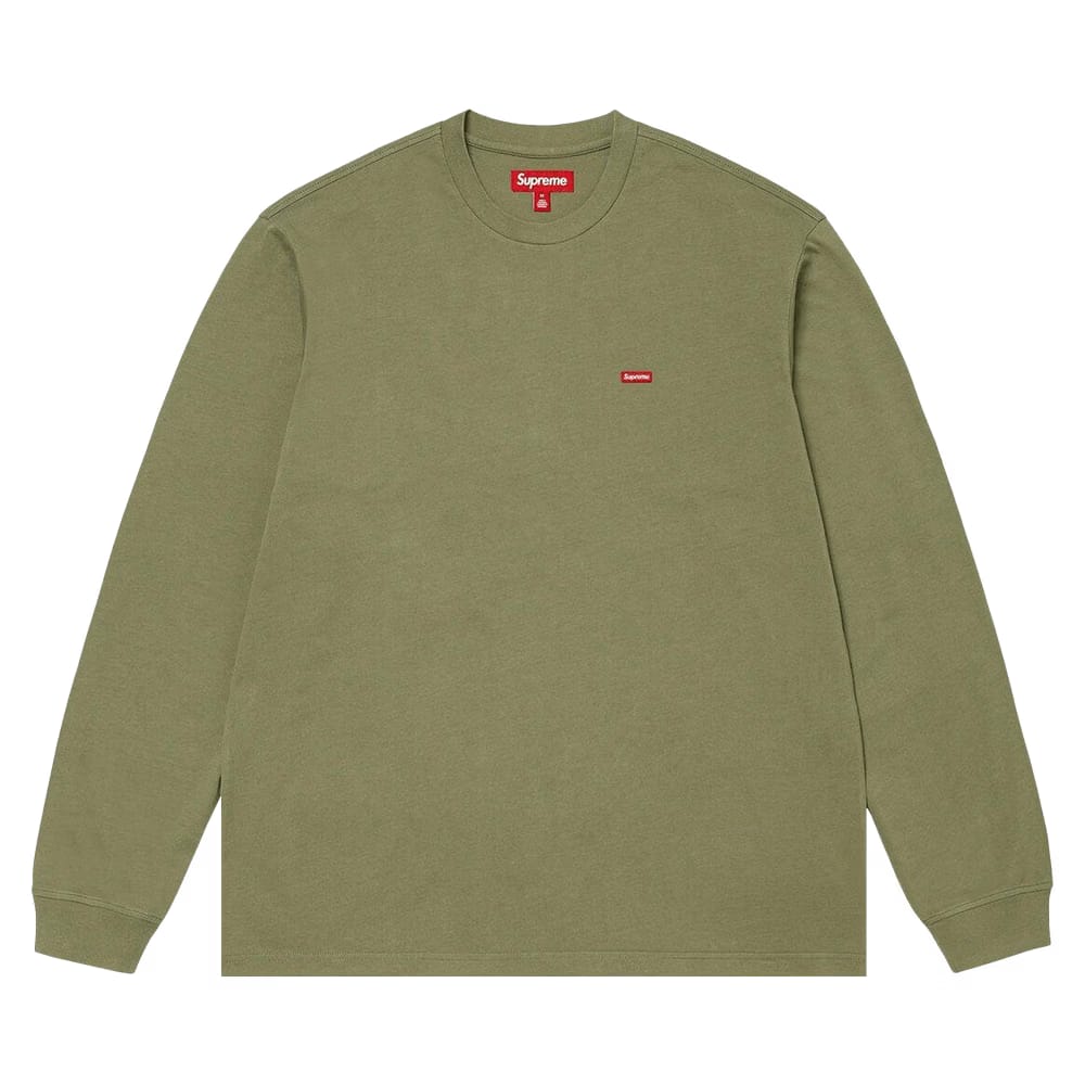 Supreme Small Box Long-Sleeve T-Shirt Washed Olive